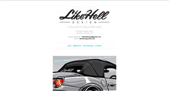 Desktop Screenshot of likehelldesign.com